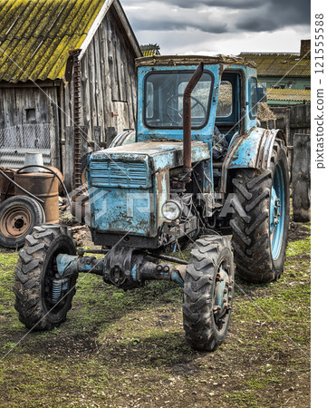 An old tractor An old tractor 121555588