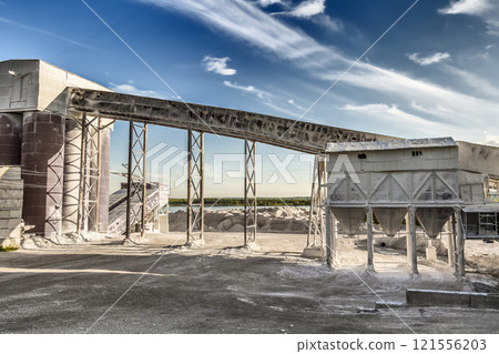 Part of a small cement factory 121556203