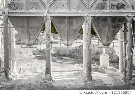 Part of a small cement factory Part of a small cement factory 121556204