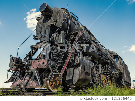 The old black locomotive The old black locomotive 121556443