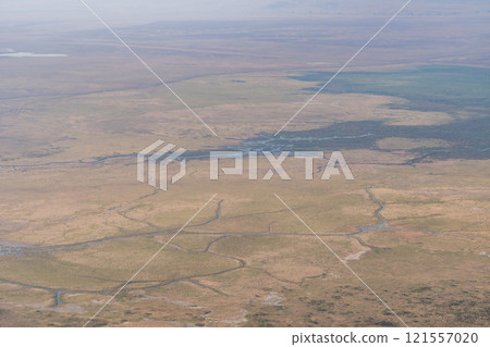 View of the Ngorongoro Conservation Area in Tanzania View of the Ngorongoro Conservation Area in Tanzania 121557020