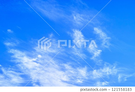 藍色的天空和雲圖像 藍色的天空和雲圖像 121558183