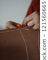 Leather craft - Hand sewing 121560665