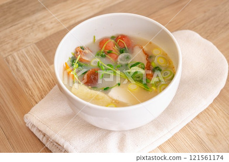 微波爐做的芝麻豆漿火鍋 微波爐做的芝麻豆漿火鍋 121561174