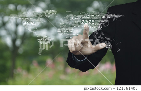 Happy new year 2025 global business start up concept, Elements of this image furnished by NASA Happy new year 2025 global business start up concept, Elements of this image furnished by NASA 121561403