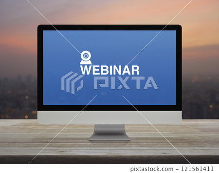 Business seminar online concept 121561411