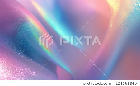 Aurora background with subtle highlights and glossy texture. Gradient with shades of pink, blue and violet in ombre style, aura. 121561849