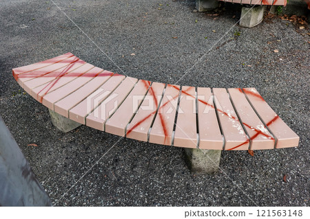 Bizen ware park bench Bizen ware park bench 121563148