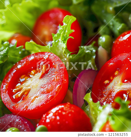 Fresh Salad Ingredients 121563255