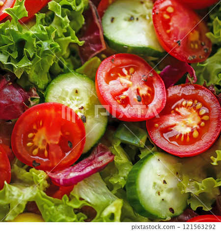 Fresh Salad Ingredients Fresh Salad Ingredients 121563292