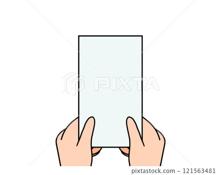 拿著白皮書的手 121563481