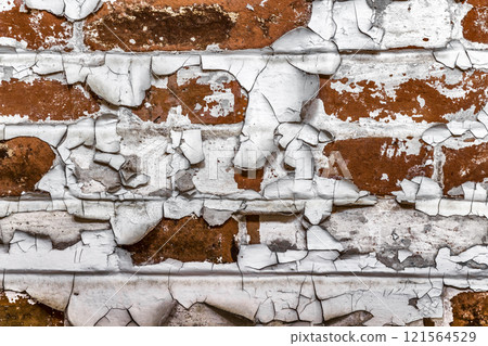 Very old brickwork 121564529