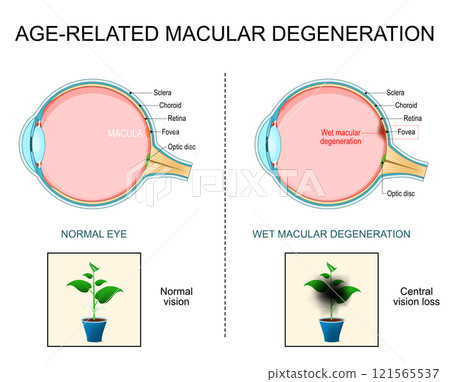 Wet Age-related Macular Degeneration AMD 121565537