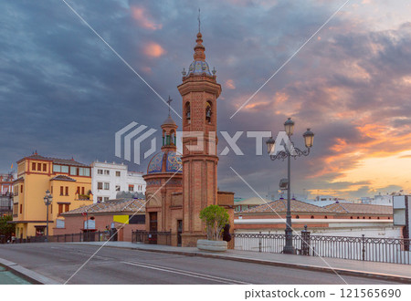 Chapel of El Carmen at Sunset, Seville, Spain 121565690