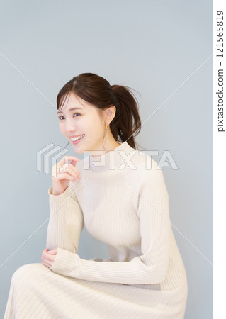 健康牙齒的肖像 121565819