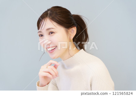 健康牙齒的肖像 健康牙齒的肖像 121565824