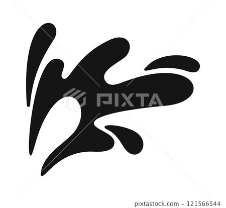 Black water splash splattering droplets Black water splash splattering droplets 121566544
