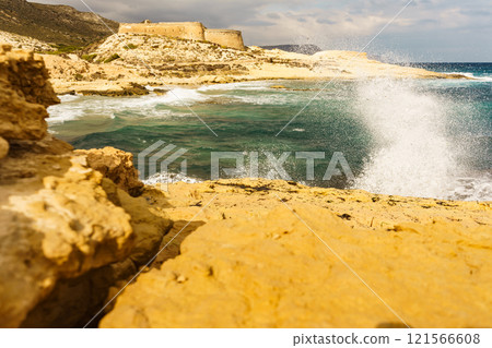 Castle San Ramon in Spain. 121566608