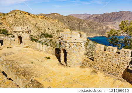 Castillitos Battery in Spain. Defensive architecture Castillitos Battery in Spain. Defensive architecture 121566610
