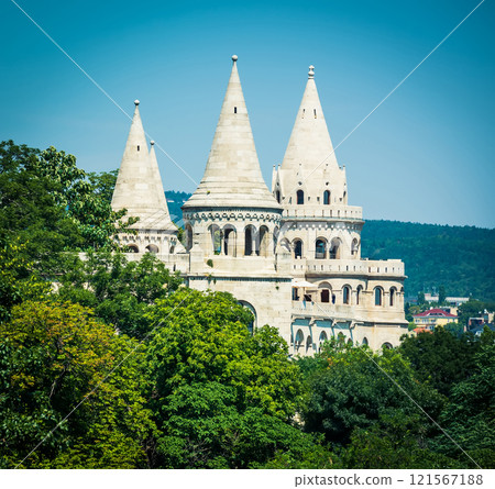 fishermen Bastion on the Castle Hill in Budapest 121567188