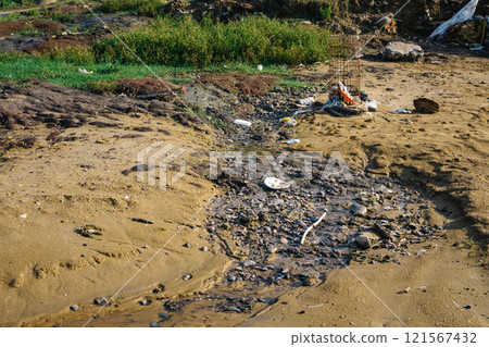 the problems of microplastics on the Black Sea coast. environmental disaster made of plastic the problems of microplastics on the Black Sea coast. environmental disaster made of plastic 121567432