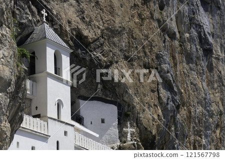 Montenegro, Ostrog Monastery, Serbian Orthodox Church Monastery Montenegro, Ostrog Monastery, Serbian Orthodox Church Monastery 121567798