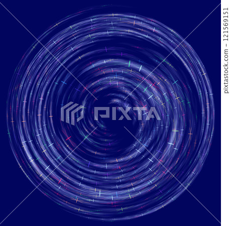 Colorful abstract spiral on a dark blue background Colorful abstract spiral on a dark blue background 121569151