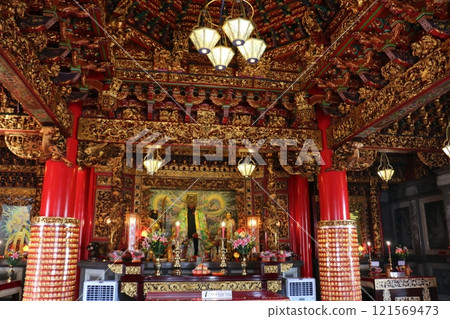 橫濱唐人街的象徵-關提廟 橫濱唐人街的象徵-關提廟 121569473