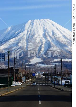 Mt. Yotei seen from Makkari village Mt. Yotei seen from Makkari village 121569731