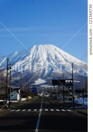 Mt. Yotei seen from Makkari village Mt. Yotei seen from Makkari village 121569736