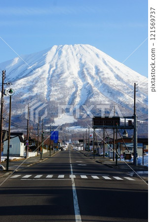 Mt. Yotei seen from Makkari village 121569737
