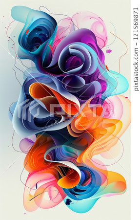 abstract colourful background with swirl and wave patterns, colorful fusion wallpaper abstract colourful background with swirl and wave patterns, colorful fusion wallpaper 121569871