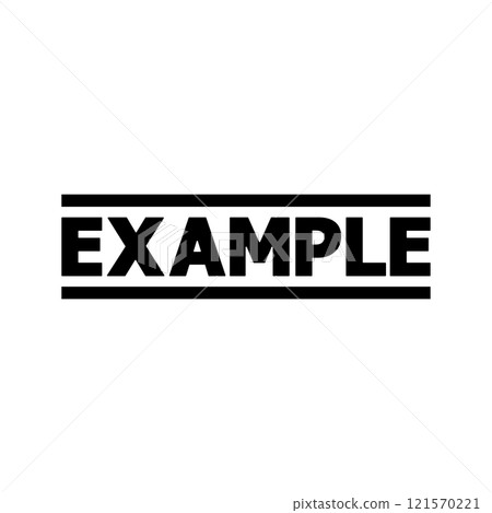 Example icon design template - Stock Illustration [121570221] - PIXTA