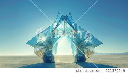 abstract futuristic lines and reflected geometry background, contemporary tech fractal, abstract futuristic lines and reflected geometry background, contemporary tech fractal, 121570249