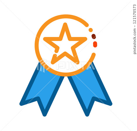 Rosette icon design template 121570573