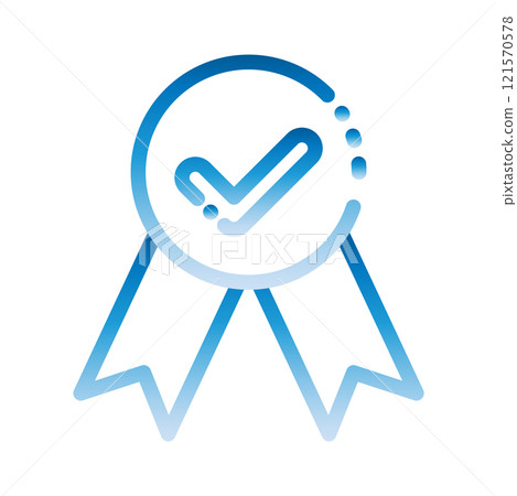 Rosette icon design template 121570578