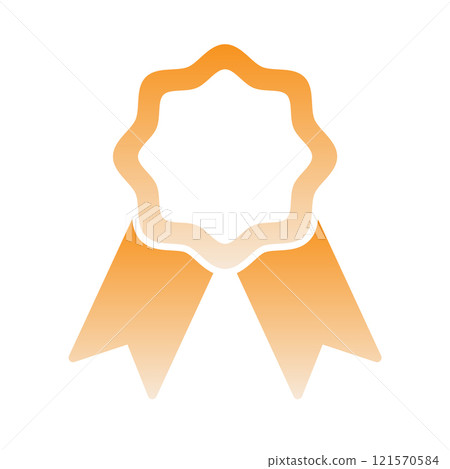 Rosette icon design template Rosette icon design template 121570584