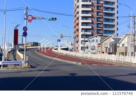 東京江戶川區今井橋週邊 2024 年 12 月 121570748