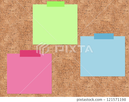 A note on a corkboard: "AI-generated image" 121571198