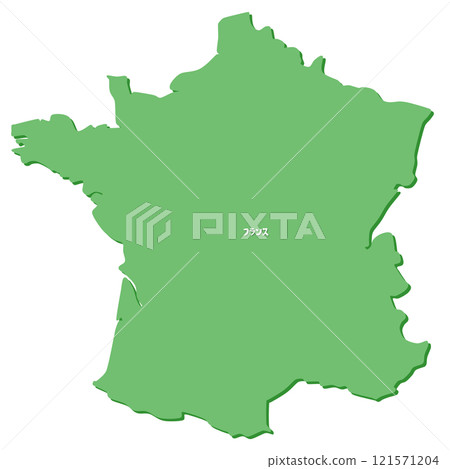 Map of France 121571204