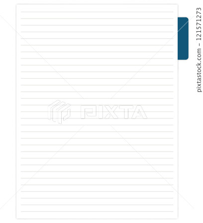 Notebook with sticky notes 121571273