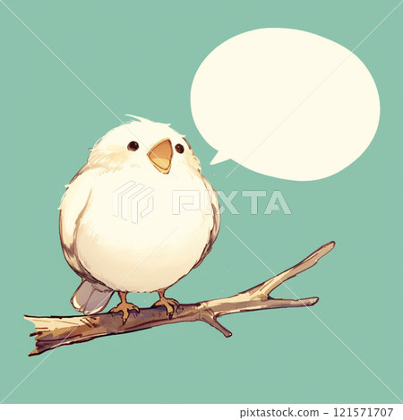 [氣球]白鳥與講話泡泡 121571707