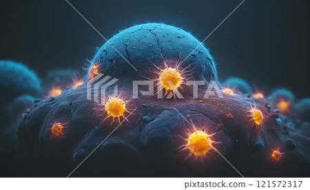 Cytotoxic T cells search and destroy mutated cancer cells 121572317