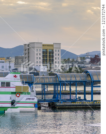 Jetfoil terminal at Fukue Port, Goto City, Nagasaki Prefecture / Fukue Port, Japan Jetfoil terminal at Fukue Port, Goto City, Nagasaki Prefecture / Fukue Port, Japan 121572744