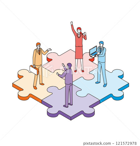 業務團隊形像圖 業務團隊形像圖 121572978