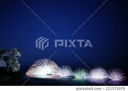 Three-foot ball suicide bombing at sea Kumano Fireworks Festival Three-foot ball suicide bombing at sea Kumano Fireworks Festival 121573079