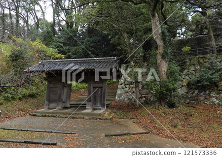 濱田城跡濱田縣政府大門(島根縣濱田市) 濱田城跡濱田縣政府大門(島根縣濱田市) 121573336