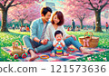 Parents playing picnics 121573636