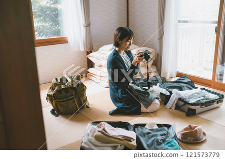 女性孤獨的旅行 121573779