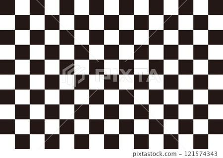 Monochrome checkered background illustration Monochrome checkered background illustration 121574343